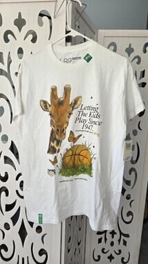 LRG Giraffe Graphic Tee Patrick Ewing Collab NWT Medium Streetwear